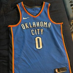 Authentic with Nike connect OKC Westbrook Jersey